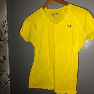 Under Armour Yellow Athletic Top